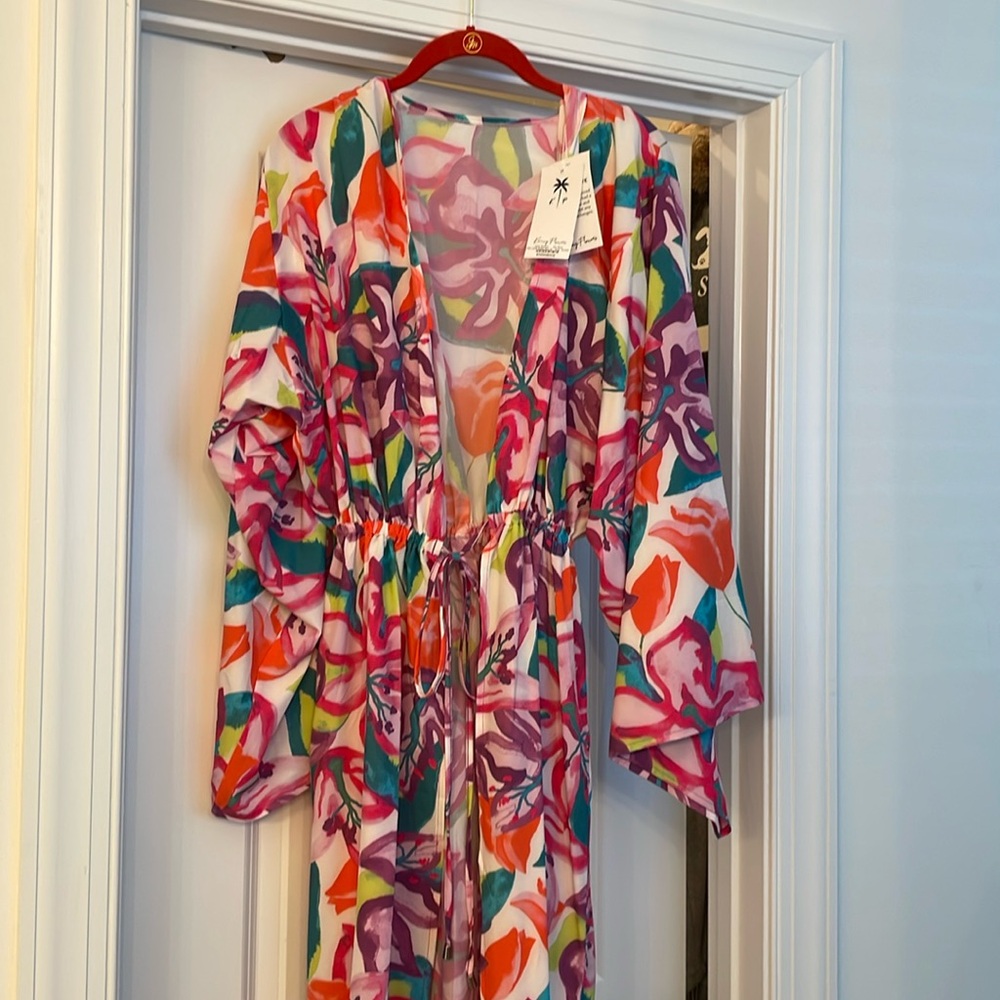 Kenny Flowers Kona Long Kimono NWT XL/XXL